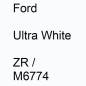 Preview: Ford, Ultra White, ZR / M6774.